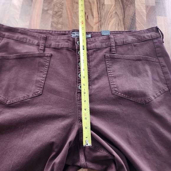 Torrid‎ Crop Wide Leg Stretch Twill Hugh Rise Pant Size Plus 24 NWT - Picture 8 of 12